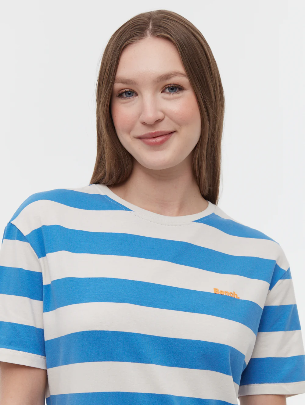Marri Striped T-Shirt Maxi Dress - Blue - Image 3