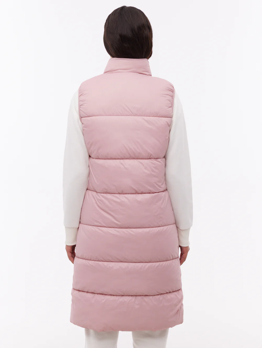 Matina Maxi Puffer Vest - Pink - Image 3