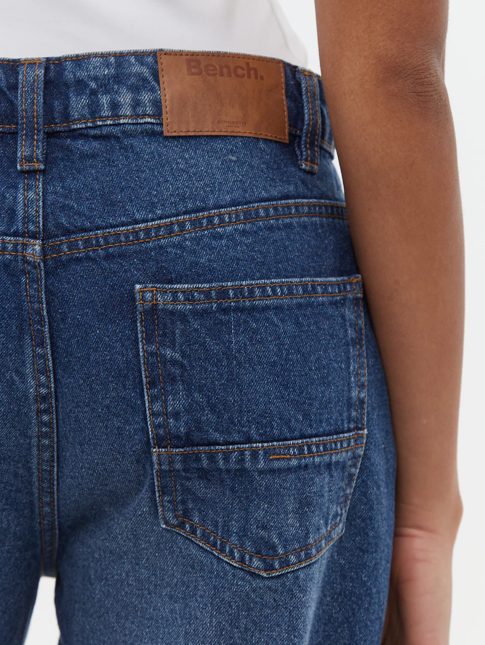 Maxina Wide Leg Jeans - Mid Blue - Image 3