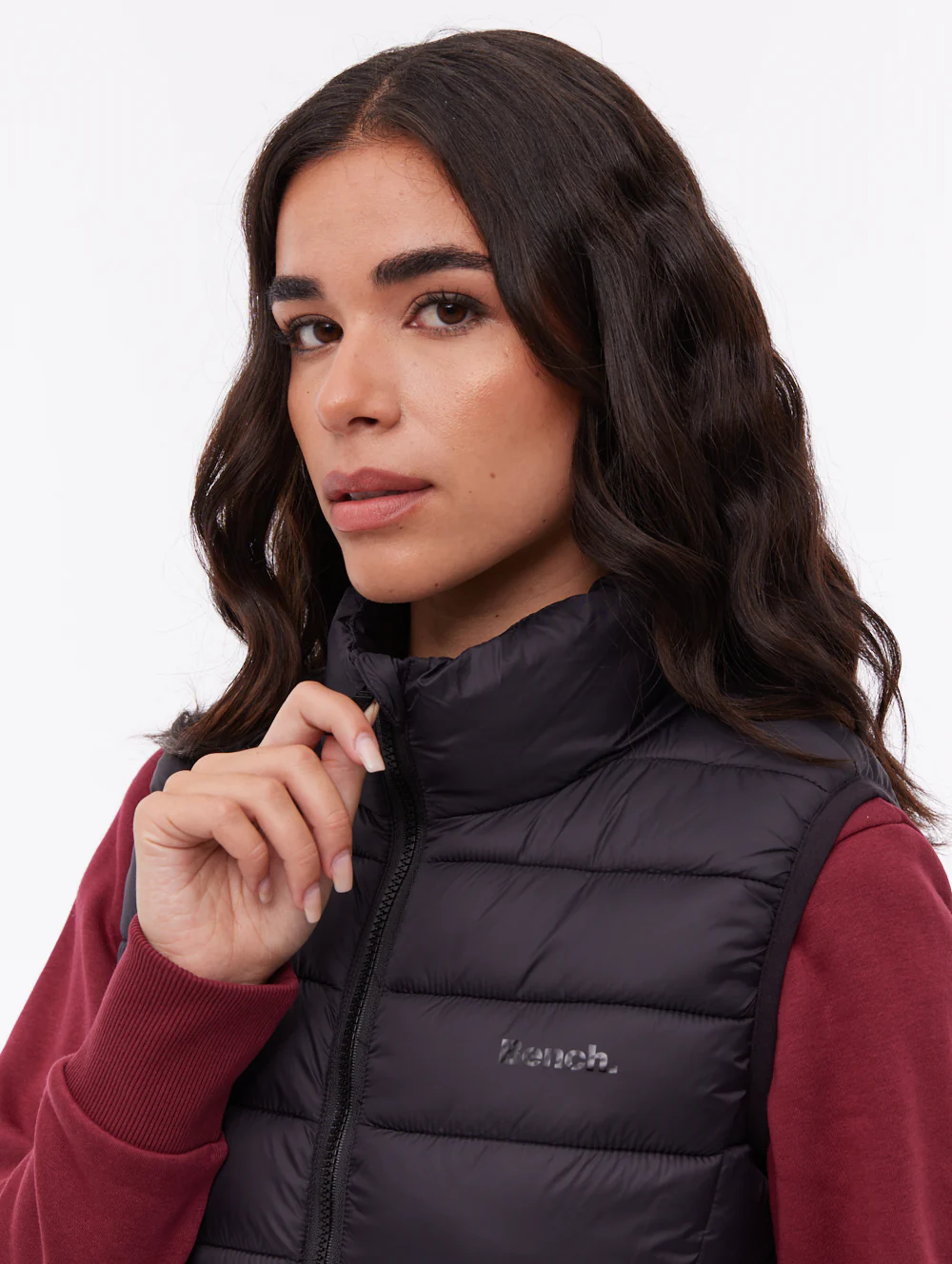 Meridian Maxi Puffer Vest - Black - Image 2