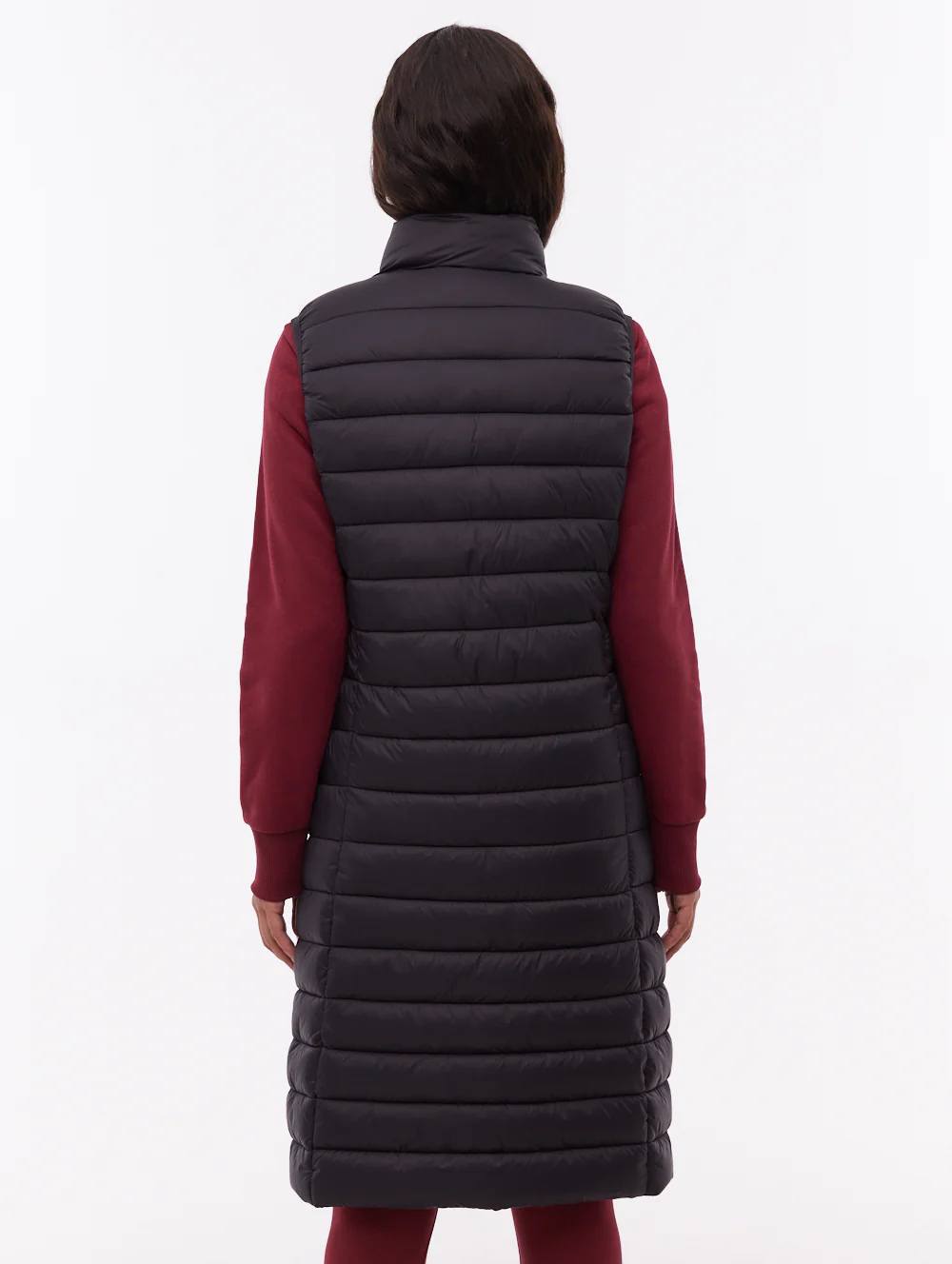 Meridian Maxi Puffer Vest - Black - Image 3
