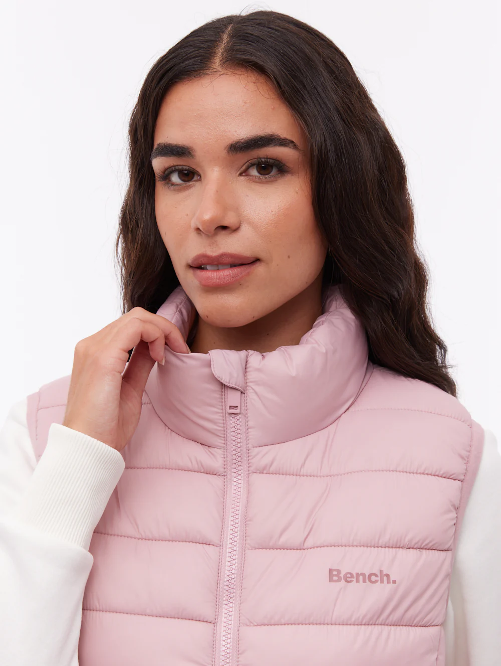 Meridian Maxi Puffer Vest - Pink - Image 2