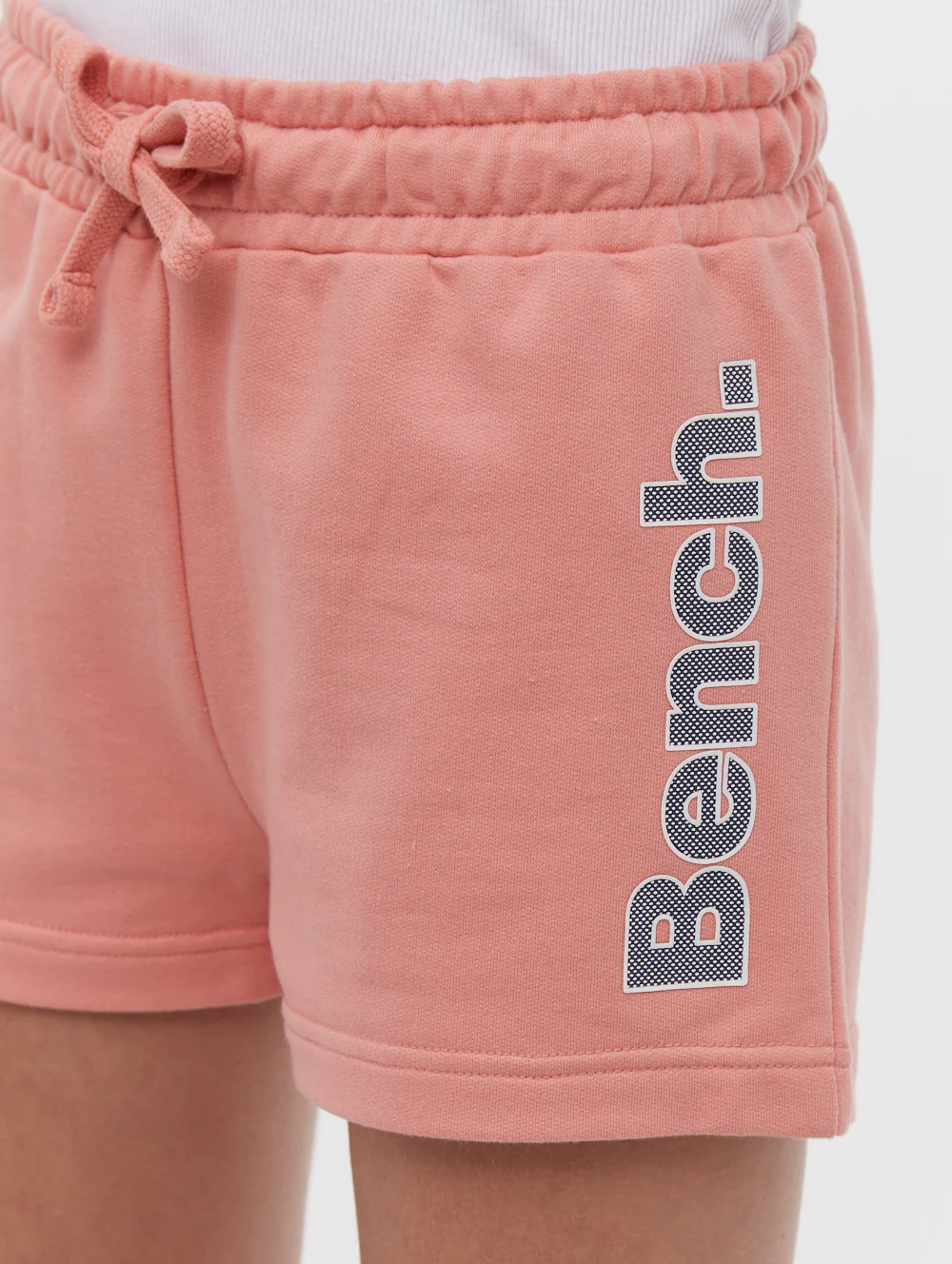 Phoebe Hip Logo Jogger Shorts - Pink - Image 3