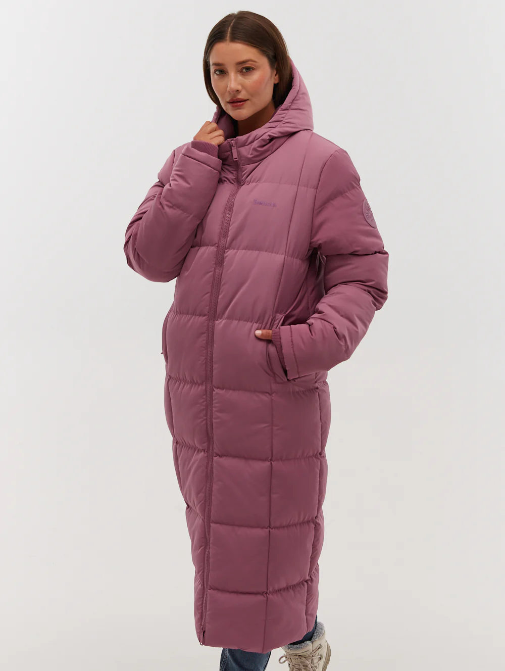 Polli Long Puffer Parka - Purple
