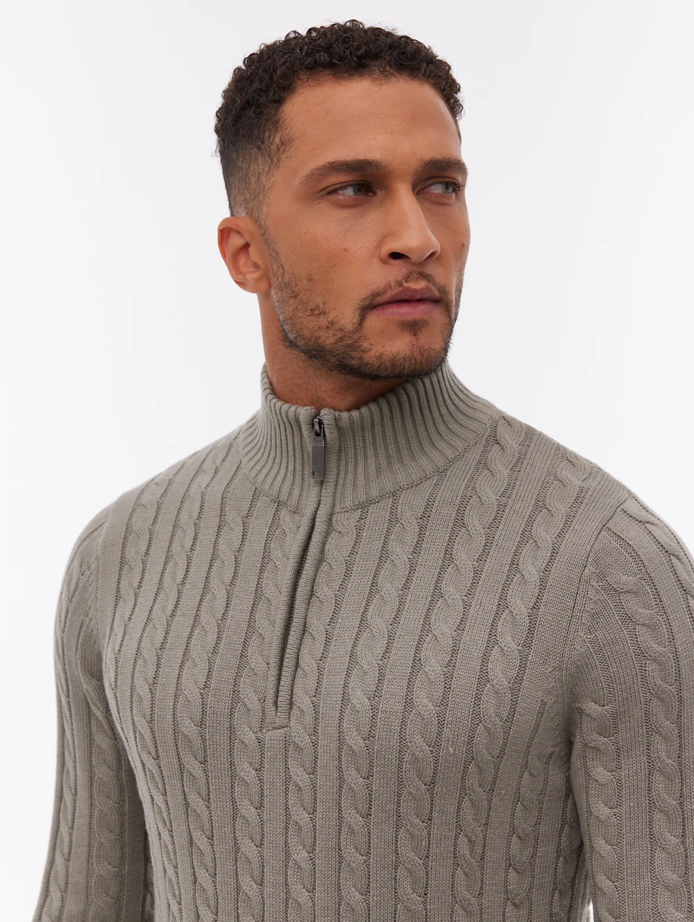 Rasola Quarter-Zip Sweater - Green - Image 2