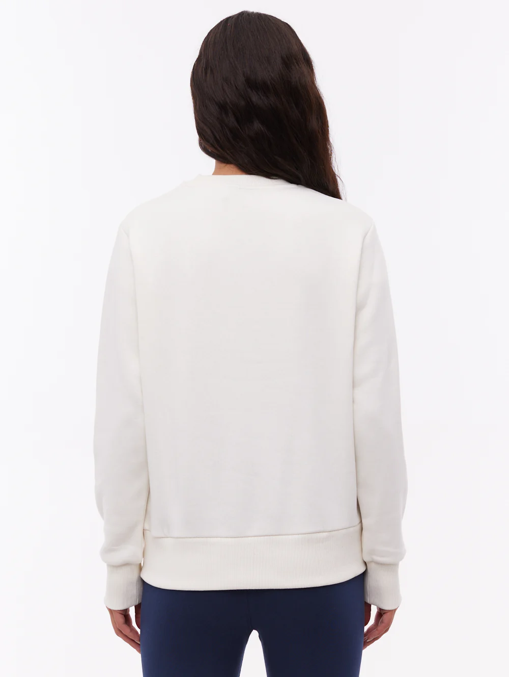 Reana Tonal Logo Crew Neck - White - Image 3