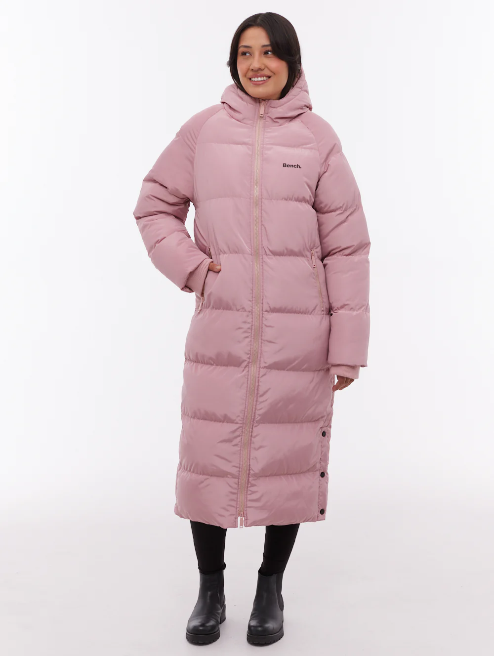 Ryelle Hooded Maxi Parka - Pink - Image 2