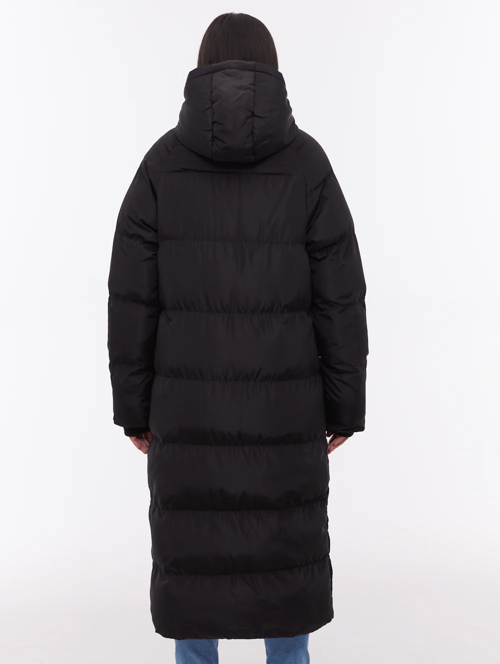 Ryelle Hooded Maxi Parka - Black - Image 4