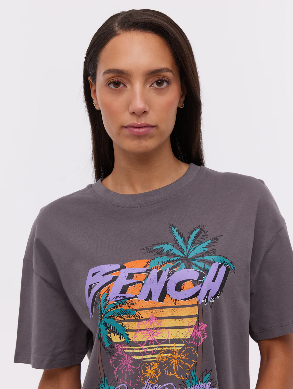 Salome Graphic T-Shirt - Grey - Image 3