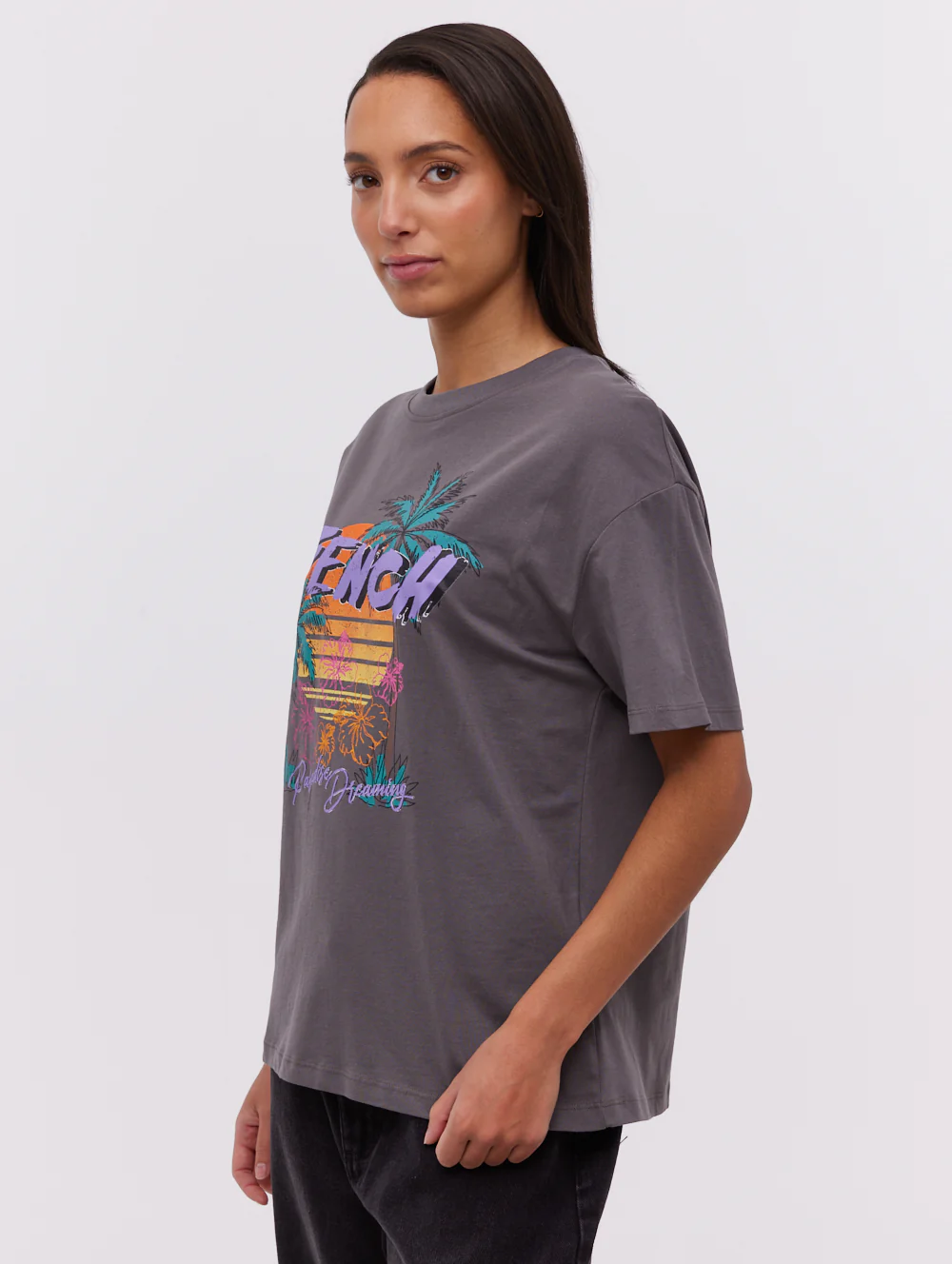 Salome Graphic T-Shirt - Grey - Image 4