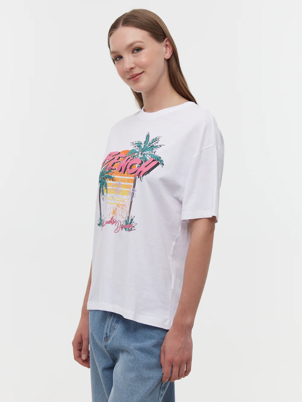 Salome Graphic T-Shirt - White - Image 4