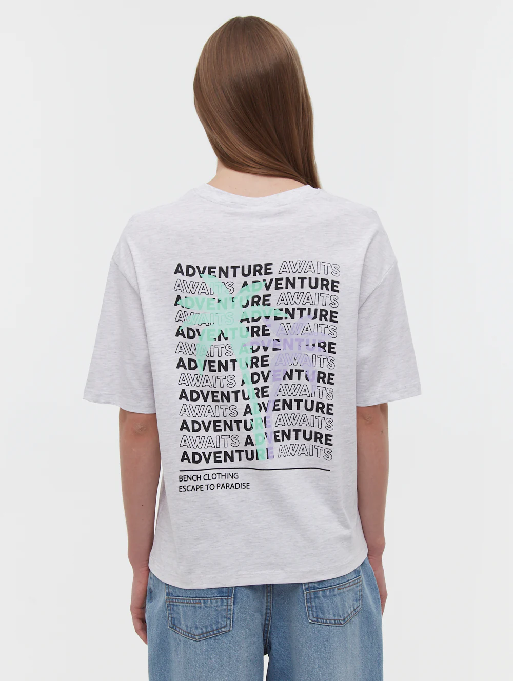 Savita Palm Tree T-Shirt - Grey
