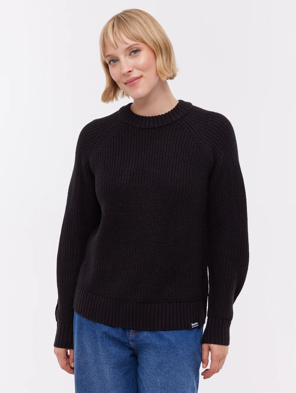 Sorpha Crew Neck Sweater - Black