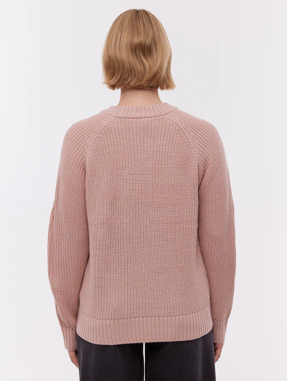 Sorpha Crew Neck Sweater - Pink - Image 3