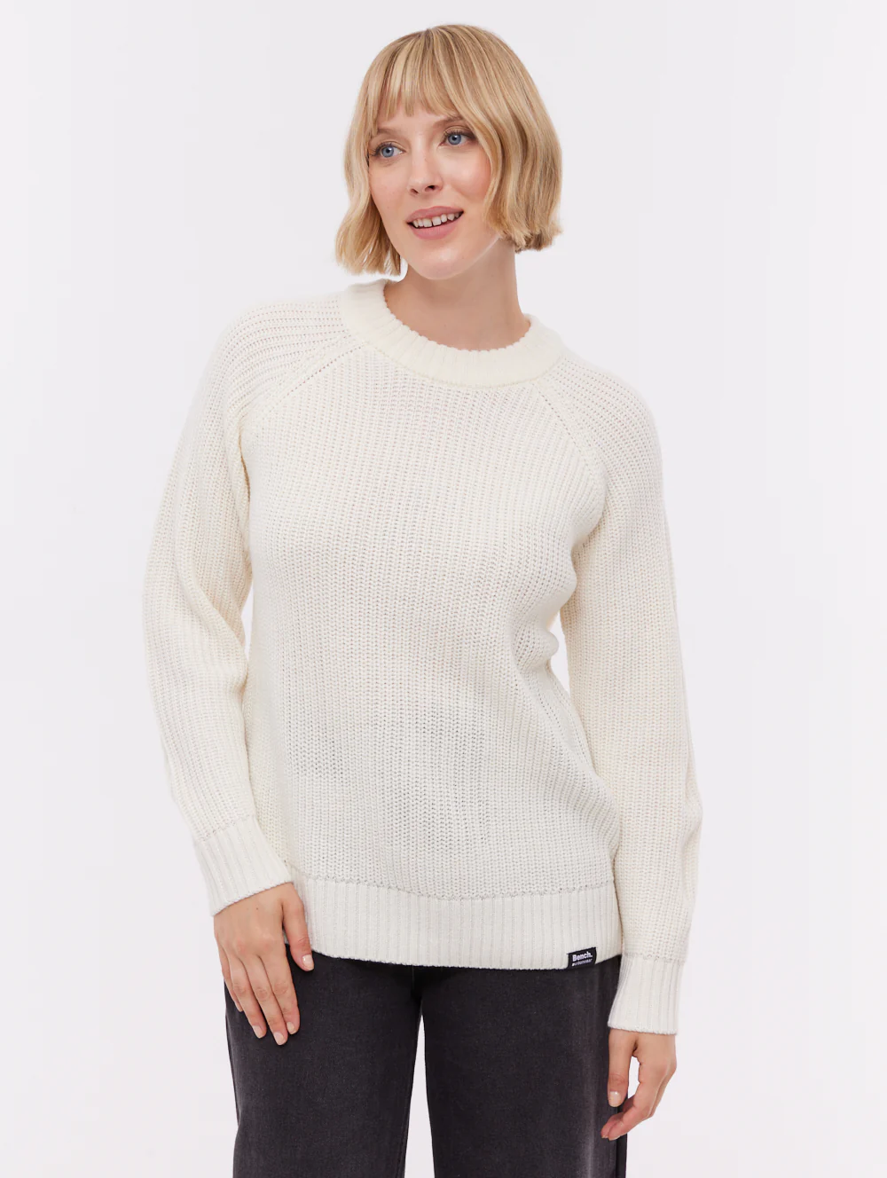 Sorpha Crew Neck Sweater - White