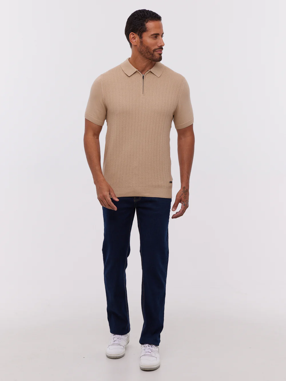 Stuart Straight Leg Jeans - Raw Denim - Image 2