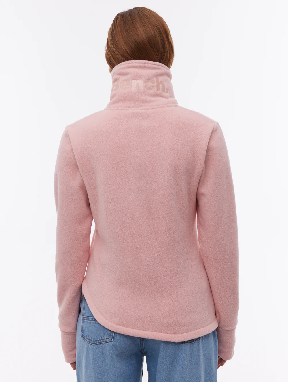 Symmy Asymmetric Zip-Up Funnel Neck - Pink - Image 3