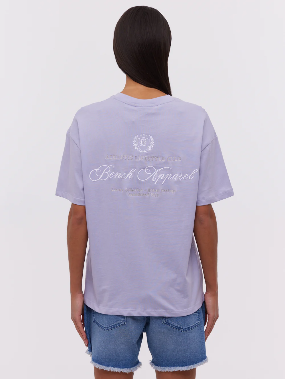 Taja Script Graphic T-Shirt - Purple - Image 2