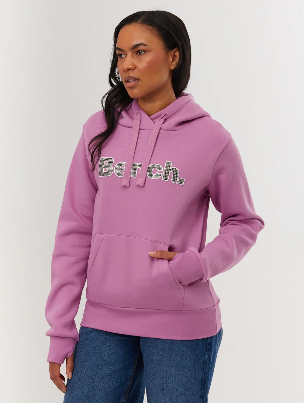 Tealy Outline Logo Hoodie - Purple - Image 4