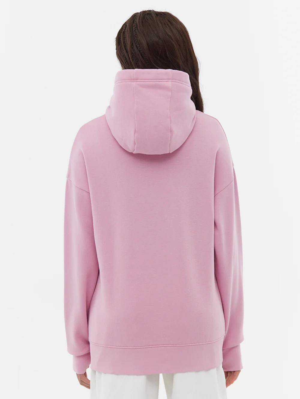 Theda Athletic Logo Oversize Hoodie - Pink - Image 5