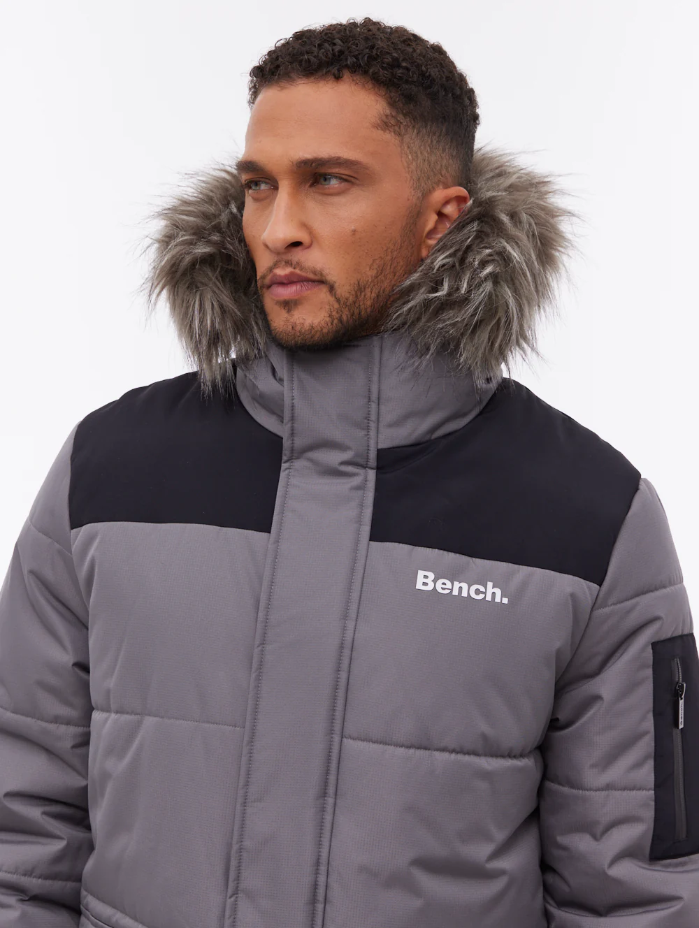 Tillor Hooded Parka - Dark Grey - Image 3