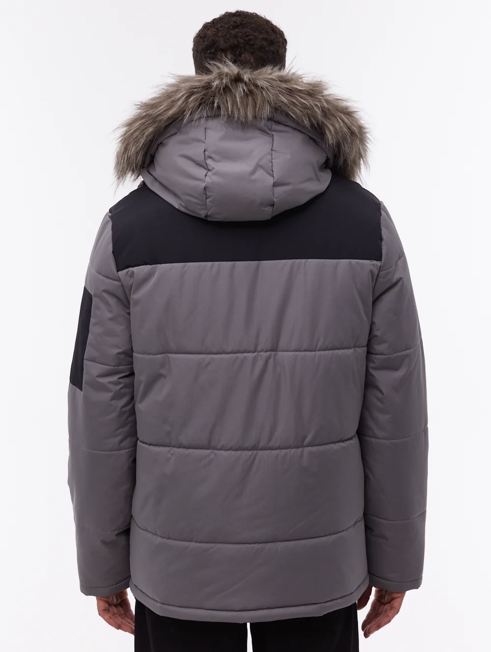 Tillor Hooded Parka - Dark Grey - Image 5
