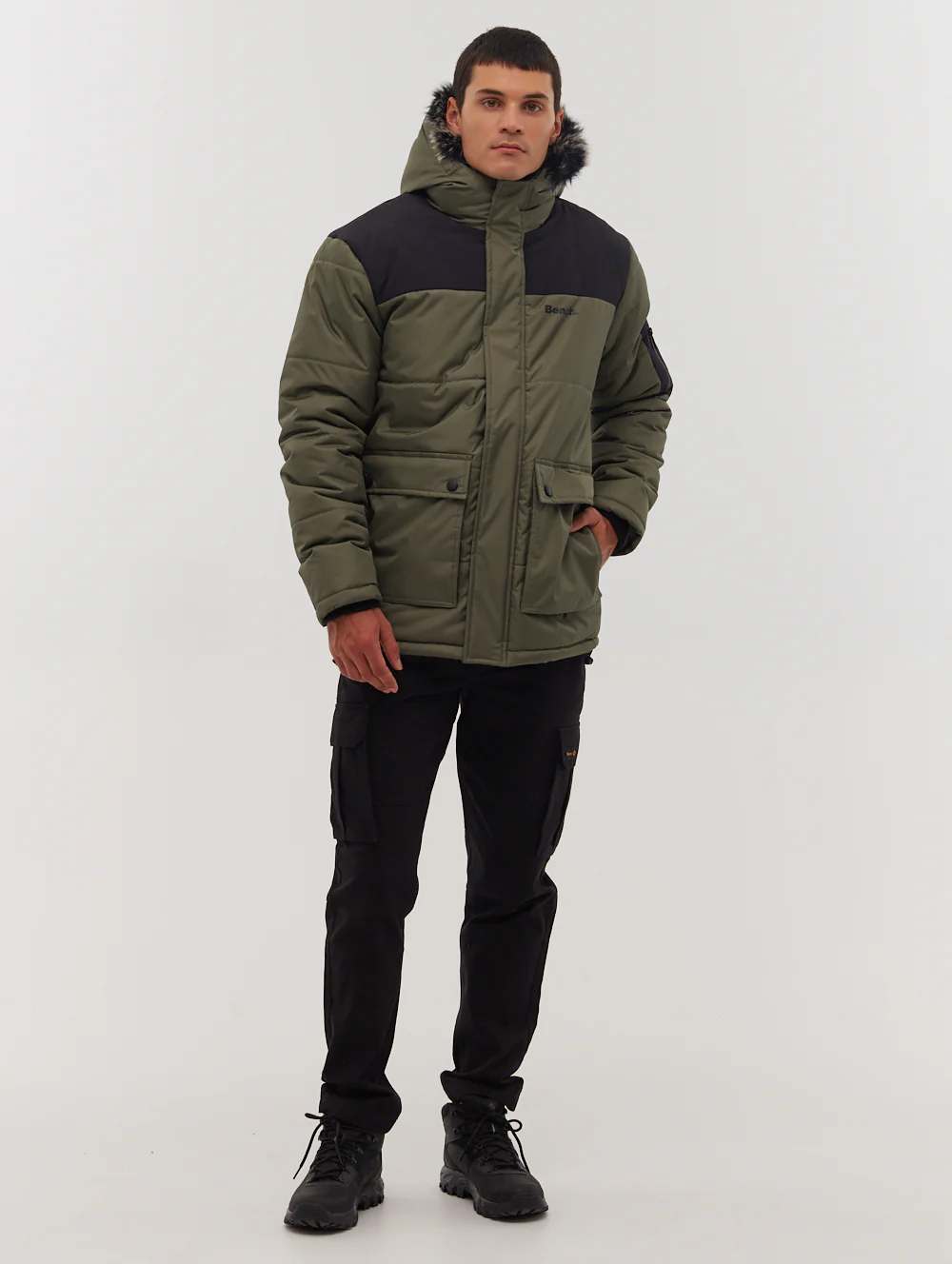 Tillor Hooded Parka - Green - Image 6