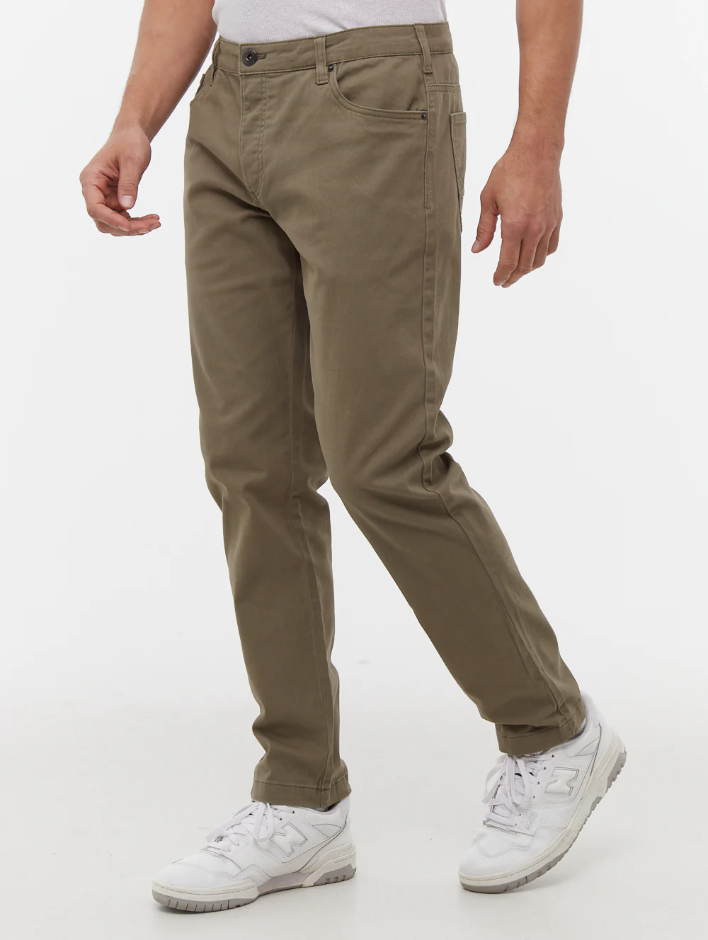 Twillum 5-Pocket Chino Pants - Green - Image 4