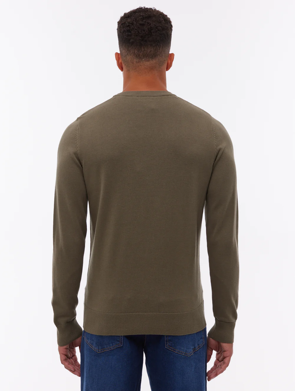 Vietro Crew Neck Sweater - Green - Image 3