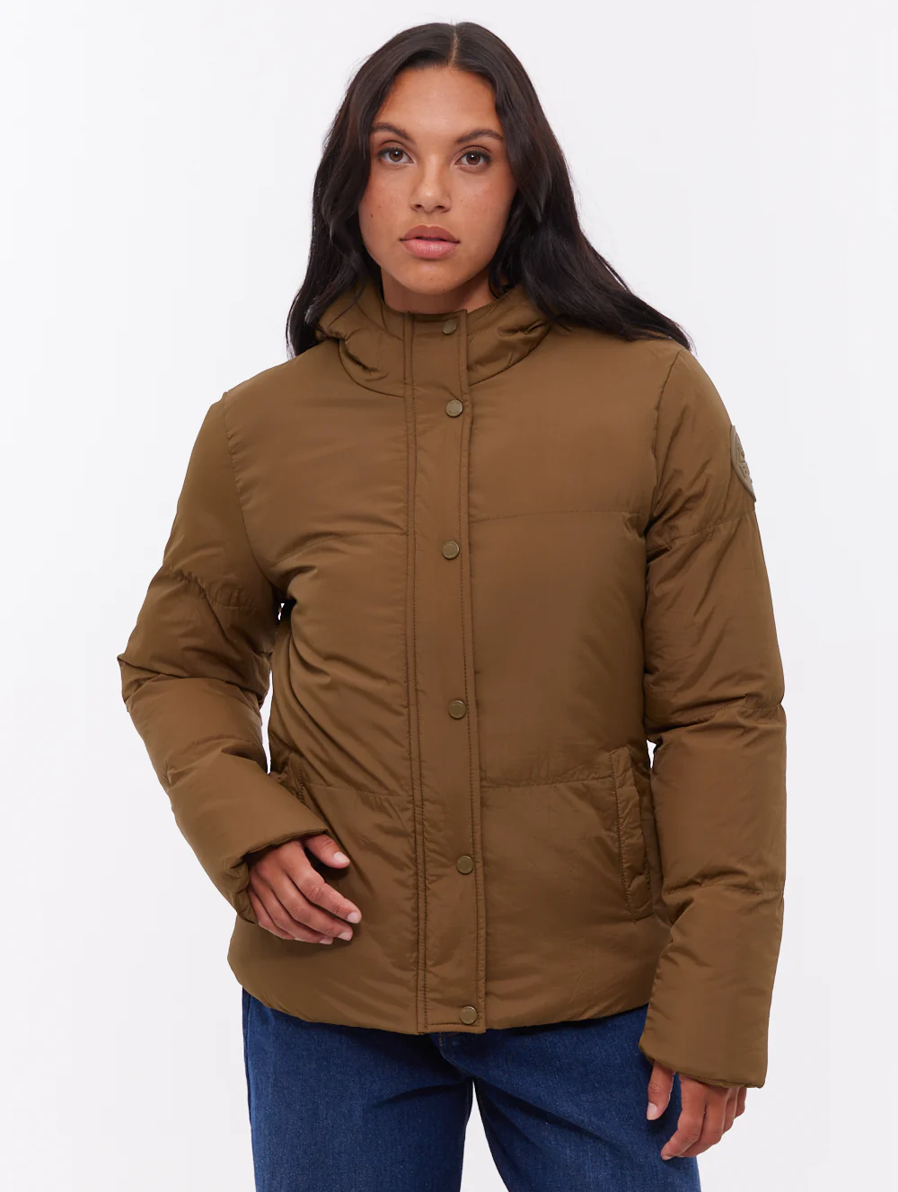 Willah Hooded Puffer Jacket - Green