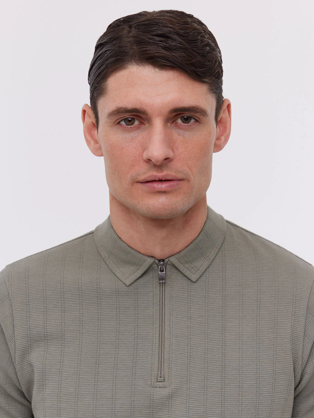 Zanza Knit Polo Shirt - Green - Image 3